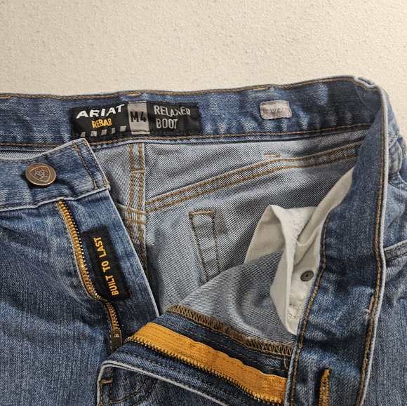 Ariat Rebar M4 Relaxed Boot 30x32 Work Jeans - Picture 8 of 14